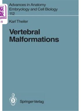 海外直订医药图书Vertebral Malformations 椎畸形