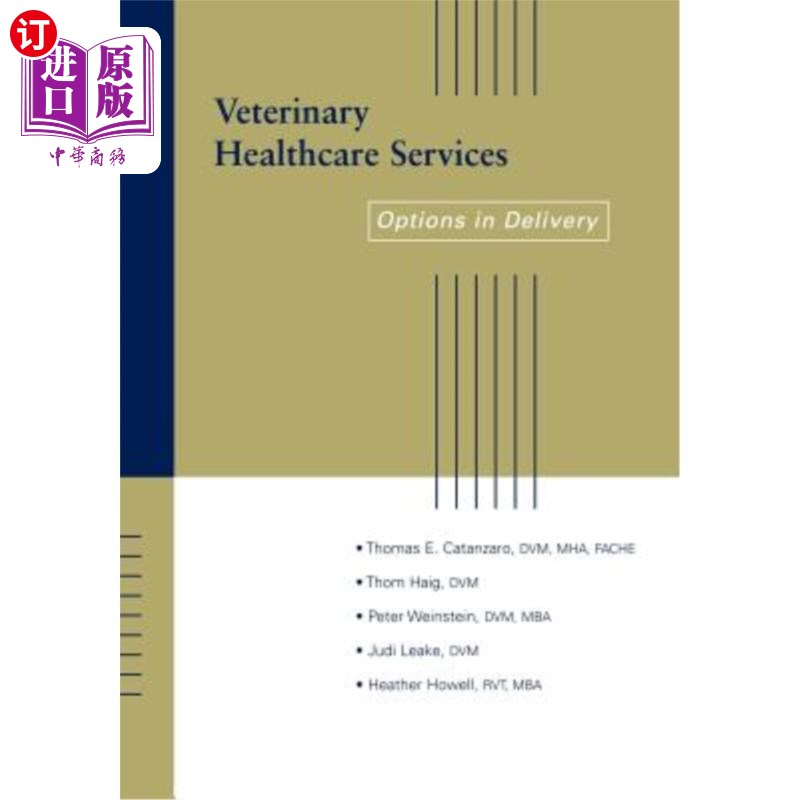 海外直订医药图书Veterinary Healthcare Services 兽医保健服务