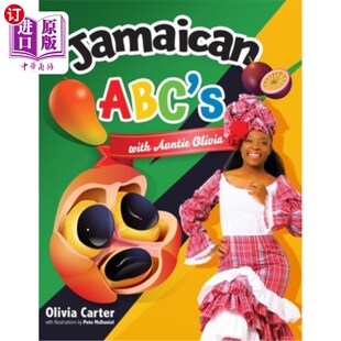 Vegetables 牙买加水 Auntie Jamaican Fruits ABCs with Olivia 牙买加ABC与阿姨奥利维亚 海外直订Jamaican and ABC
