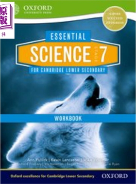 现货 Essential Science Cambridge Lower Secondary Stage 7 Workbook 英文原版 剑桥初中基础科学 Mike Wooster【中商原版】