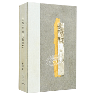 安妮 卡森 夜 手风琴折叠式书 Nox 英文原版 Anne Carson 当代古典造诣深厚的诗人 深受桑塔格 翁达杰 门罗 托宾推崇【中商原