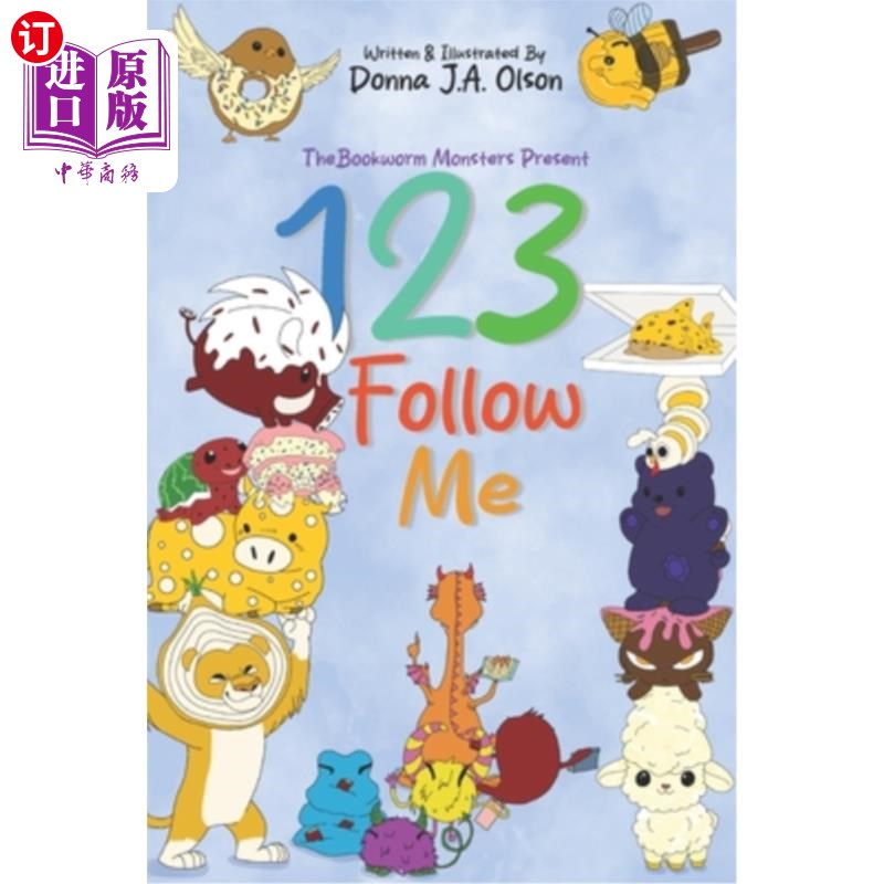 海外直订1 2 3 Follow Me: The Bookworm Monsters Present 跟我来:现在的书虫怪物