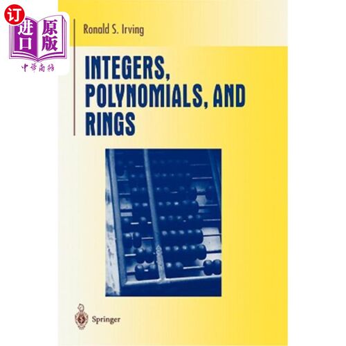 海外直订Integers, Polynomials, and Rings: A Course in Algebra 整数、多项式和环：代数课程