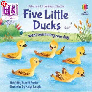 went swimming one 海外直订Five 一天 ducks day 五只小鸭子去游泳 little