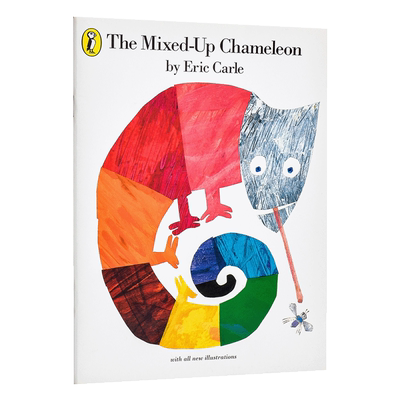【中商原版】艾瑞卡尔 拼拼凑凑的变色龙 英文原版 The Mixed-up Chameleon 自我认知与肯定 亲子故事绘本 3-6岁