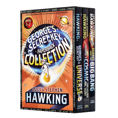 Stephen Hawking史蒂芬霍金 乔治的宇宙秘密钥匙三部曲3册英文原版George's Secret Key 儿童宇宙知识科普 宇宙探险小说青少?