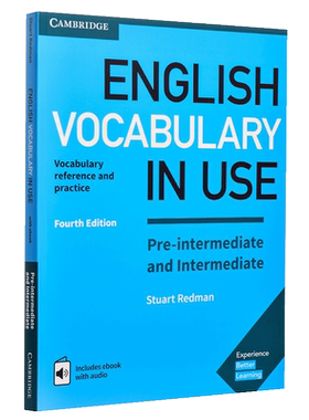 English Vocabulary in Use Pre-intermediate and Intermediate 剑桥初级英语词汇 英式英语 配答案和电子书【中商原版】