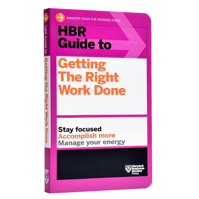 现货 【中商原版】哈佛商业评论 英文原版 HBR Guide to Getting the Right Work Done