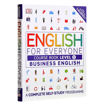 {小花生网荐}DK人人学英语 商务英语1 课本 英文原版DK-English for Everyone:Business English Level 1 Course Book教材书