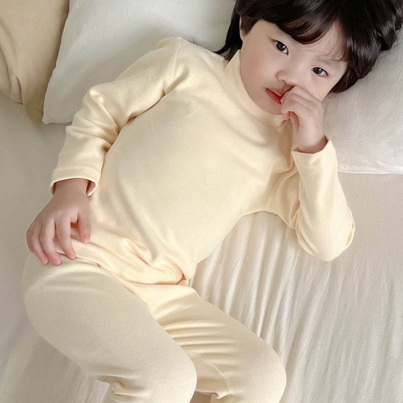 宝宝秋衣秋裤套装纯棉无骨半高领儿童保暖内衣男童女童中领打底衫,童装/婴儿装/亲子装,内衣套装,淘宝优惠券,粉丝福利购,淘宝优惠卷