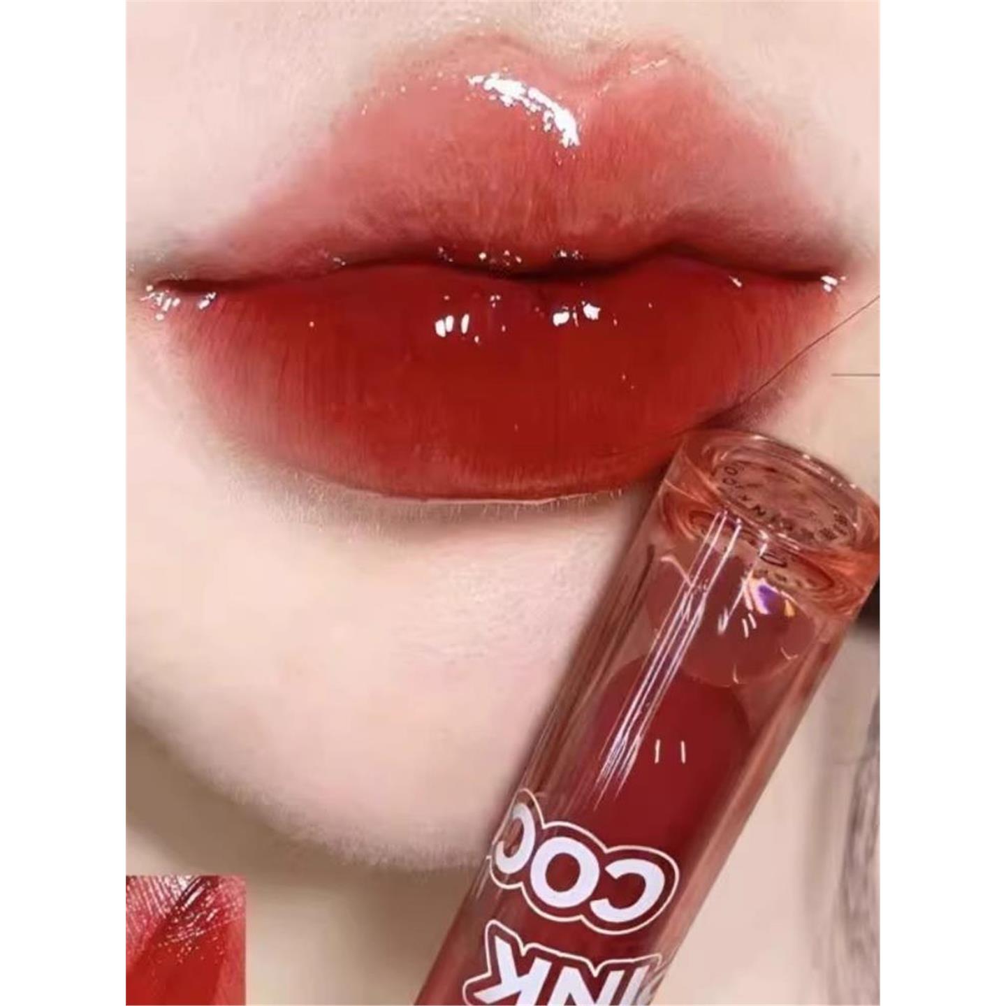 涂了个镜子吧!清透水光显白唇釉镜面纯欲口红女滋润玻璃唇唇蜜ins