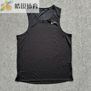 Nike Dri-Fit耐克男夏季舒适跑步训练透气运动休闲无袖背心DV9322
