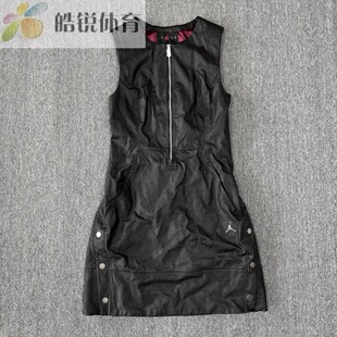 Nike JORDAN耐克女子运动休闲套头半拉链连衣裙 DC4824-010