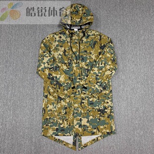Nike LAB耐克男子迷彩潮流秋冬中长款外套运动休闲风衣CI6212
