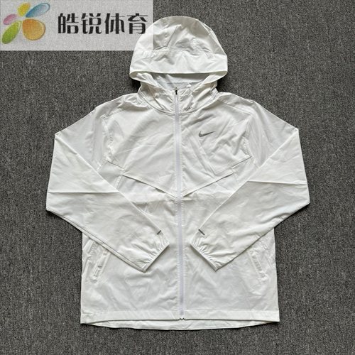 Nike耐克男子防晒梭织跑步训练运动休闲连帽夹克外套FB7541-100