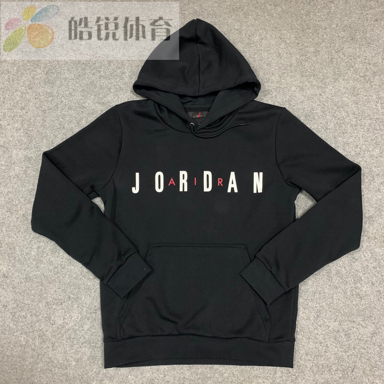 男子加绒连帽套头卫衣