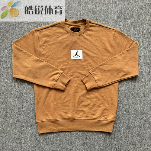 Nike JORDAN耐克男子薄绒保暖圆领运动休闲套头卫衣FB6935-231