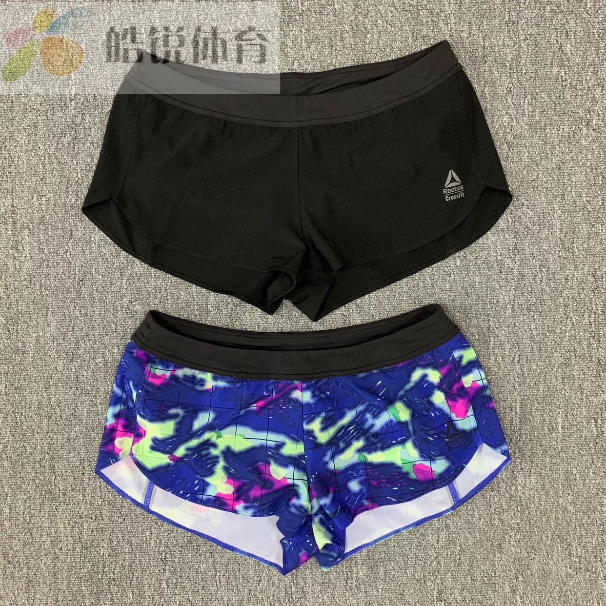 Спортивные женские шорты Ruobu Reebok Women’s Blind Line для фитнеса бега, CD6464 CD6468
