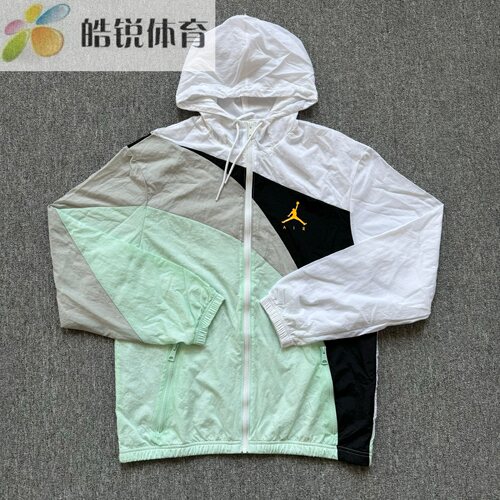 Nike JORDAN耐男子梭织运动休闲连帽夹克外套 CK6867-100