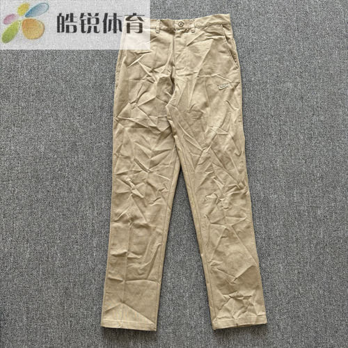 Nike 耐克男子刺绣标全棉休闲运动帆布耐磨工装直筒裤FZ5771-247