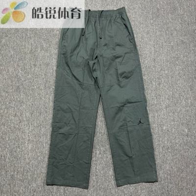 Nike JORDAN耐克男新款刺绣运动休闲直筒梭织工装长裤HF9330-068