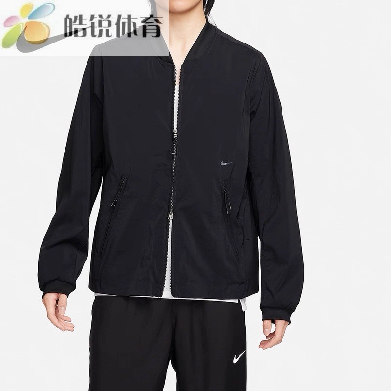 Nike 耐克男子拒水跑步训练机能运动休闲立领夹克外套FN3007-010