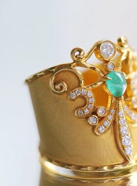 精灵戒指酒会戒指陶乐溪18K金