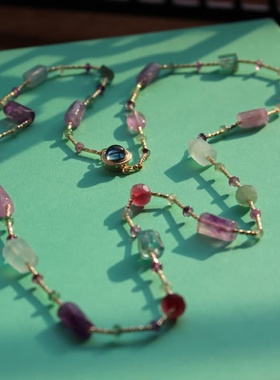 陶乐溪珠宝紫水晶九紫离火项链