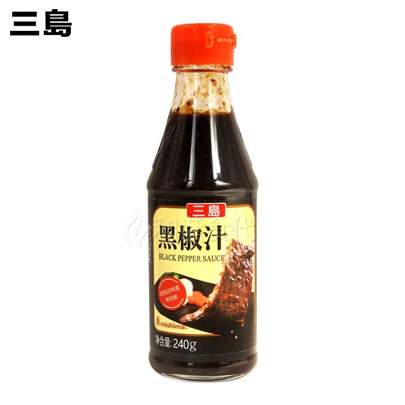 三岛黑椒汁 240g mishima 黑胡椒酱 牛排烧烤肉手抓饼
