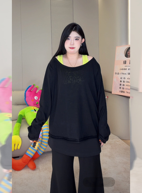 ◆雾光岛屿◆高个子私服大码春夏款女慵懒风罩衫T恤气质背心W1502