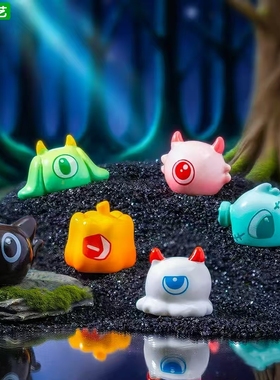 可爱独眼小幽灵公仔造景装饰摆件