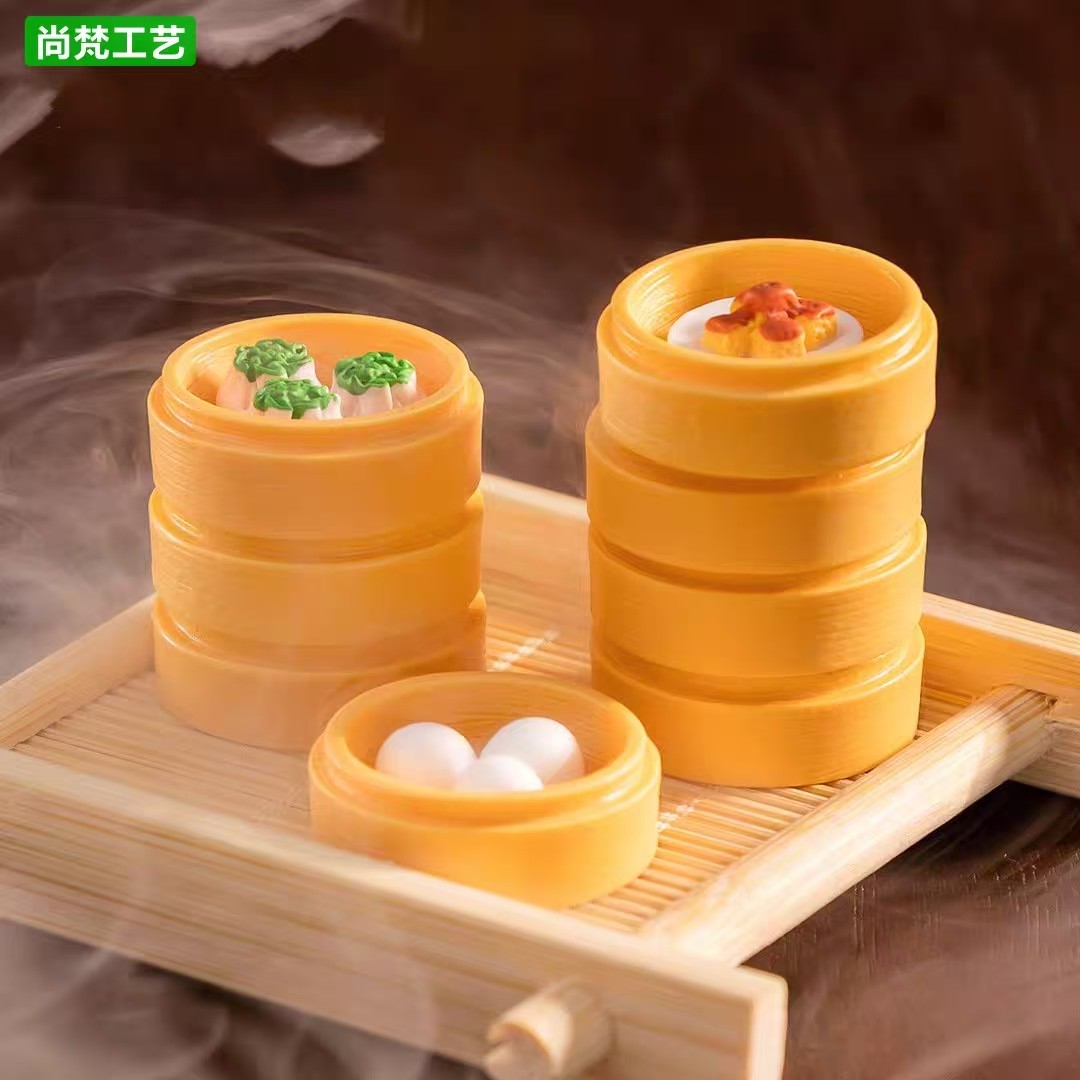 迷你仿真食玩娃娃屋小包子蒸笼蒸饺烧麦馒头小摆件生活场景小装饰,家居饰品,装饰摆件,淘宝优惠券,粉丝福利购,淘宝优惠卷