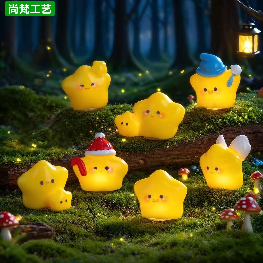 微景观创意圣诞天使小黄星萌粒