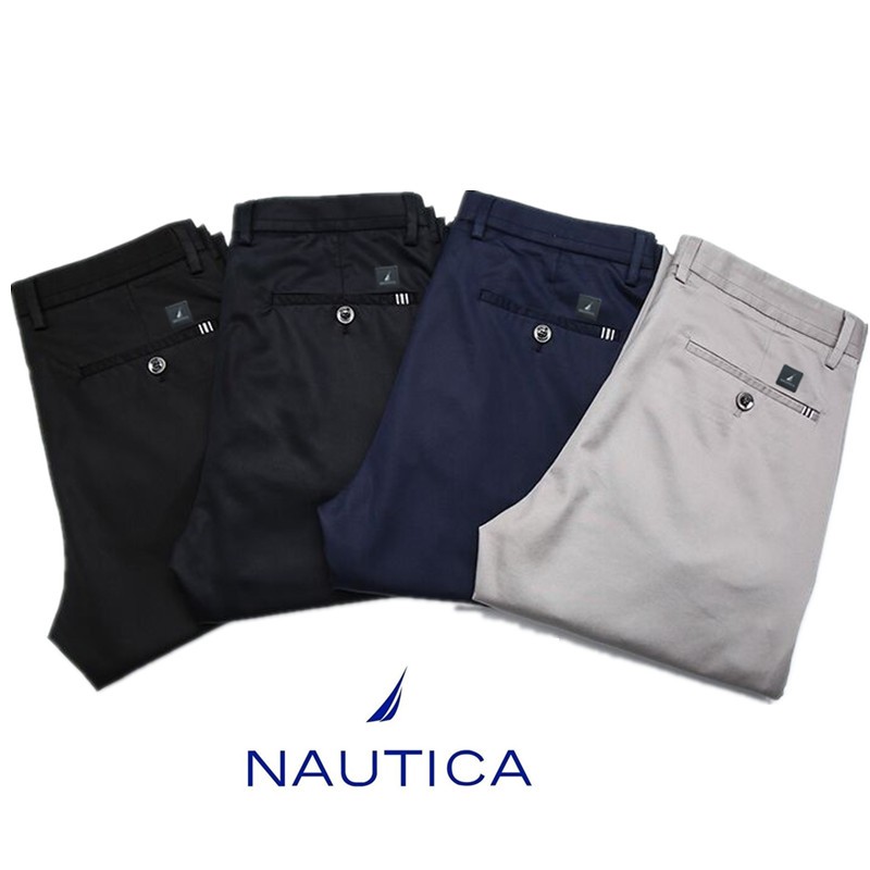 nautica/诺帝卡男装休闲裤夏款直筒微弹男士时尚长裤 男装 休闲裤 原图主图