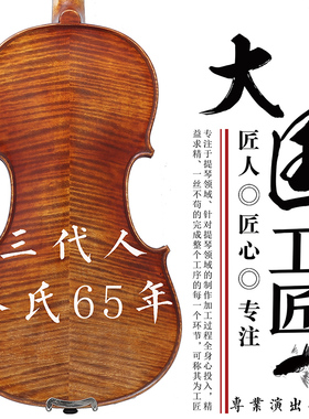 蔡氏V06纯手工全实木小提琴成人练习专业演出演奏独奏考级小提琴