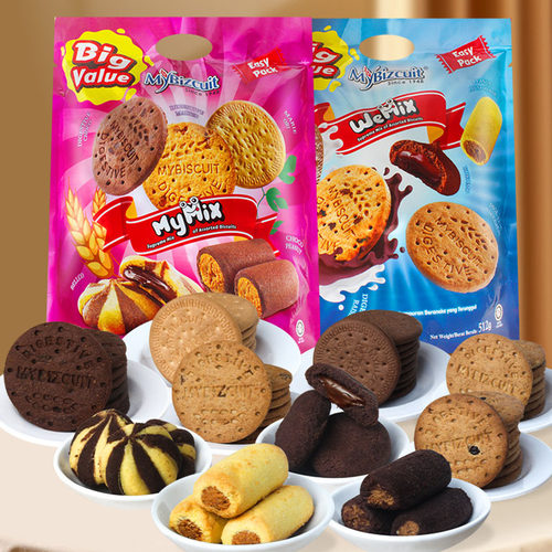 马来西亚麦比客蓝色什锦礼包512g