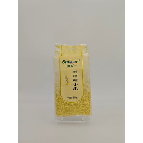 赛亚粥用糯小米 山西产农家粘小米 月子小米粥辅食杂粮500g - 封面