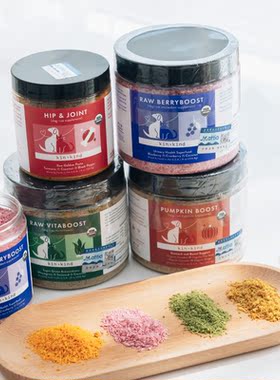 美国Kin+Kind宠物膳食粉营养品狗狗关注关节肠胃免疫泌尿炎症姜黄