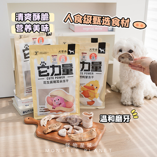 它力量猪鼻冻干狗狗零食宠物磨牙洁齿鸭头营养美毛拌餐训练奖励