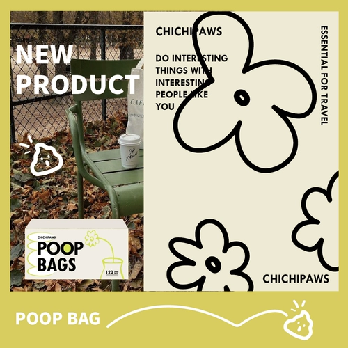 chichipaws Сумки для сбора домашних животных, собаки, собаки, выбранные карманы, кошачьи фекалии и портативные ходячие собаки могут ухудшить мешок для мусора