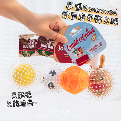 taobao agent British Rosewood Pet Dog High -quality Rubber Mogo, Bite Toys Popular Ball Cleaning Oral