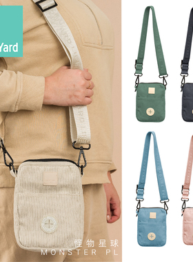 Fuzzyard Life灯芯绒遛狗包斜挎包轻巧便携遛狗宠物外出包芙滋雅