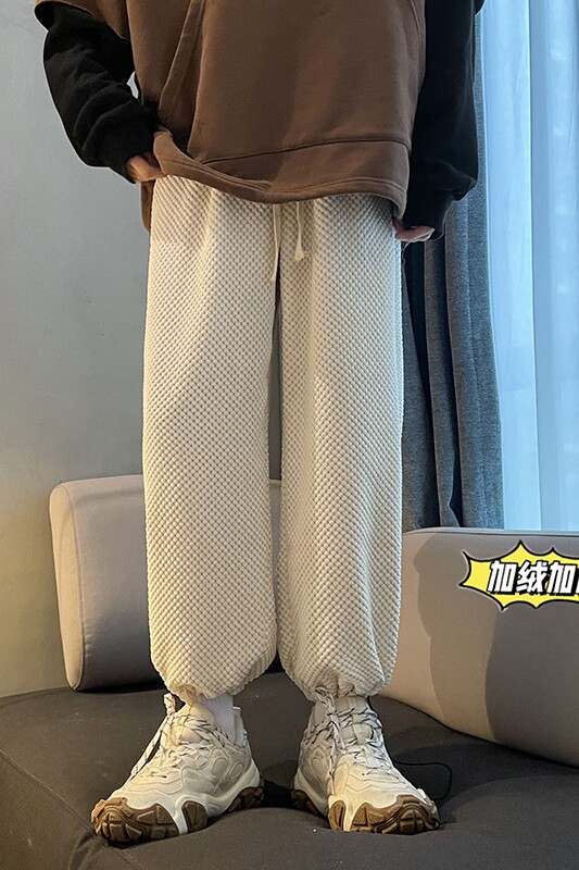 秋冬季新款新面料菠萝绒加绒加厚休闲裤TY238,男装休闲裤,星座512A（原616）