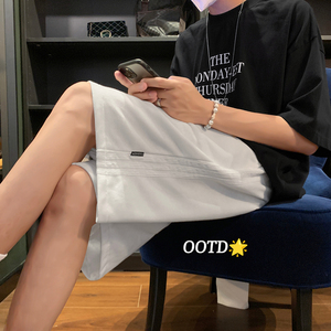 XZ616 夏季新款宽松百搭三条扛短裤休闲五分裤 TY139 P35控48图片