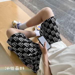 夏季超薄冰凉潮牌短裤帅气冰丝休闲五分裤 TY111 P35控48图片