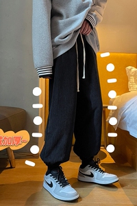 冬季羊羔绒玉米粒加绒加厚保暖休闲裤 XZ616-TY245图片