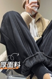 冬季新款加绒加厚卫裤束脚休闲裤XZ616-TY252P55控68，男装休闲裤，星座512A（原616）