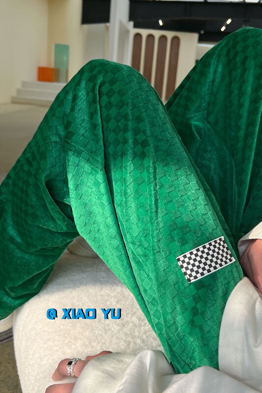 春季主推丝绒休闲裤TY307P55控68,男装休闲裤,星座512A（原616）