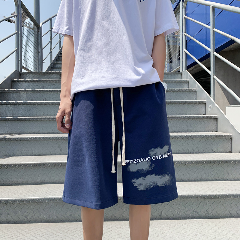 夏季宽松直筒休闲五分运动裤TY127P30控39,男装休闲裤,星座512A（原616）