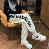 早秋宽松百搭印花字母休闲韩版卫裤XZ616-TY210P55控68，男装休闲裤，星座512A（原616）